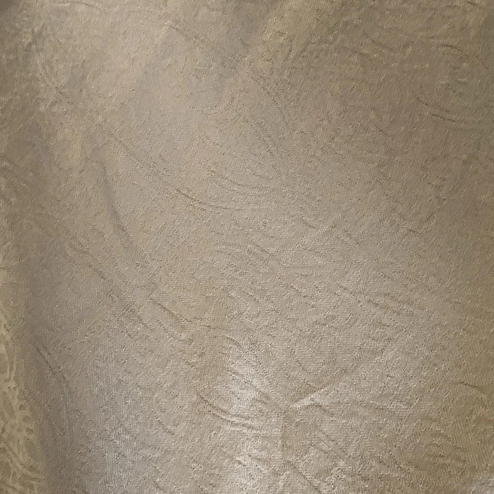 Waterford textured floral‎ table cloth tan cotton long table cover